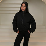 BLACK ENT PUFFER JACKET