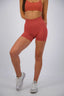 DESERT ROSE SEAMLESS SCRUNCH SHORTS