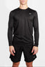 JET BLACK LONG SLEEVE COMPRESSIVE TEE