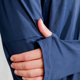 NAVY ELITE QTR ZIP