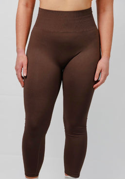 ESPRESSO SEAMLESS SCRUNCH LEGGINGS