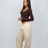 CHOCOLATE SCULPT LONG SLEEVE