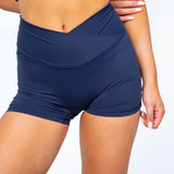 NAVY CROSSOVER SHORTS