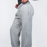 GREY STRAIGHT LEG TRACKPANTS