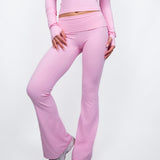 BLUSH FOLDOVER FLARES
