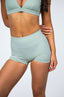 PISTACHIO SCULPT SCRUNCH SHORTS