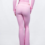 BLUSH FOLDOVER FLARES