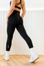 JET BLACK SEAMLESS SCRUNCH LEGGINGS