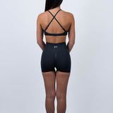 STEEL SEAMLESS SCRUNCH SHORTS