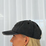 ENT VINTAGE CAP - WASHED BLACK.