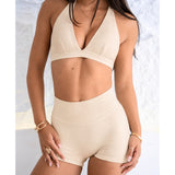 BUTTERMILK SCULPT SCRUNCH SHORTS