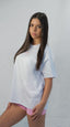 WHITE UNISEX OVERSIZED ENTee