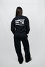 JET BLACK GLOBAL CREWNECK