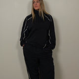 NAVY SPRAY PANTS