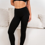 JET BLACK POCKET LEGGINGS