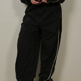 JET BLACK SPRAY PANTS