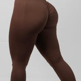ESPRESSO SEAMLESS SCRUNCH LEGGINGS