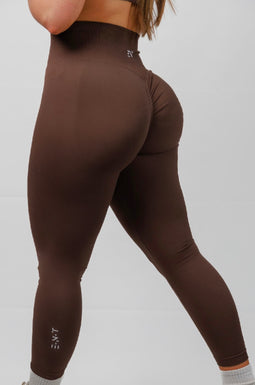 ESPRESSO SEAMLESS SCRUNCH LEGGINGS