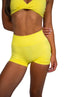 LEMON SEAMLESS SCRUNCH SHORTS