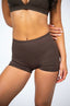 CHOCOLATE SCULPT SCRUNCH SHORTS