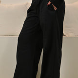 OFF-DUTY TRACK PANTS JET BLACK