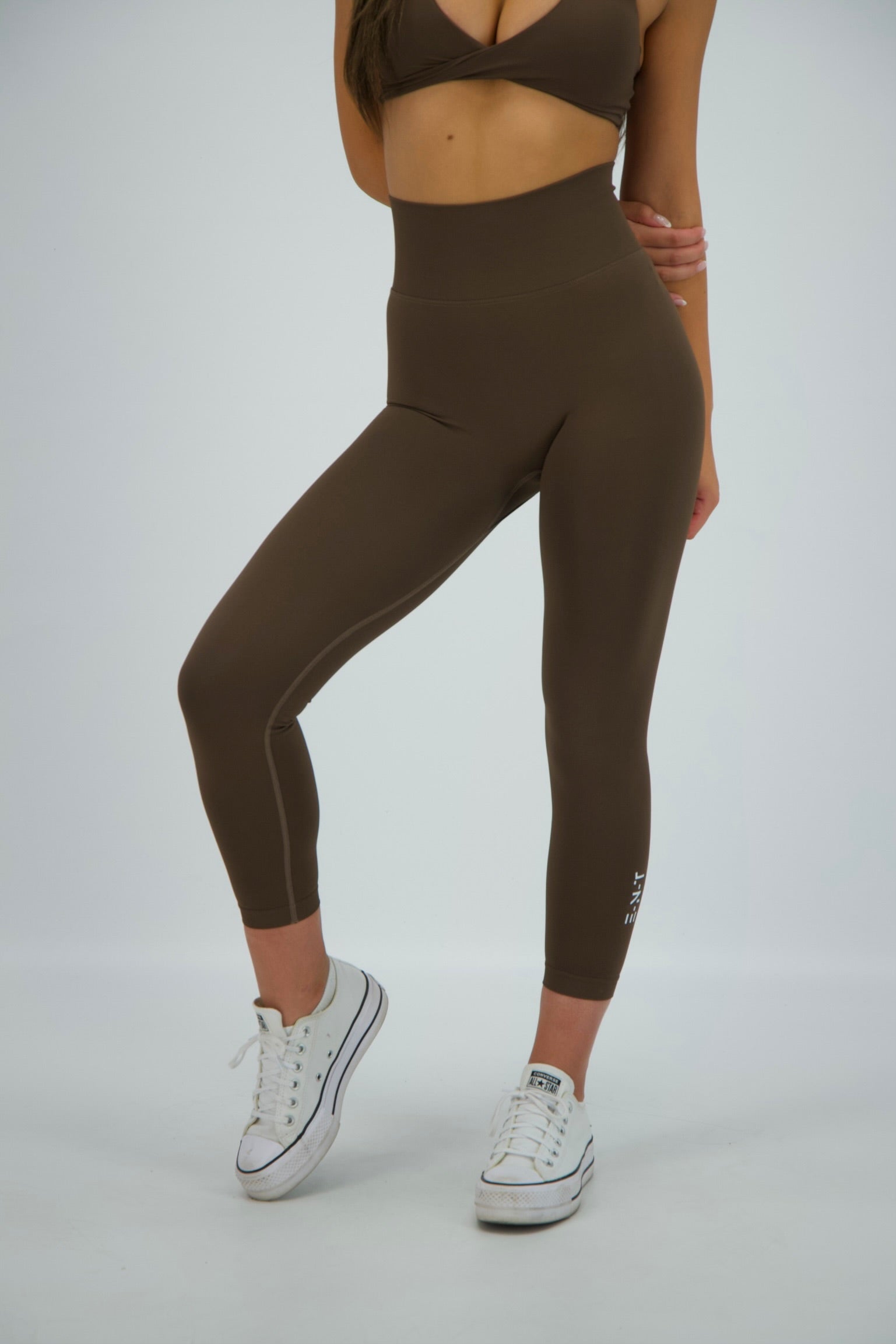 MOCHA SEAMLESS SCRUNCH LEGGINGS