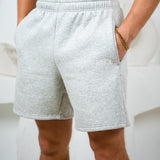 GREY MARLE TRACK SHORTS
