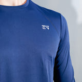NAVY LONG SLEEVE COMPRESSIVE TEE