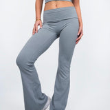 GREY MARLE FOLDOVER FLARES