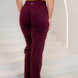 WINE STRAIGHT LEG PANTS