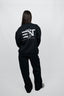 JET BLACK GLOBAL CREWNECK