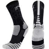 6PK PATTERNED ENTITLED SOCKS - MULTI