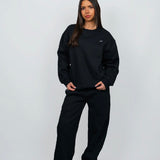 JET BLACK ELITE CREWNECK
