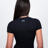 JET BLACK SCULPT TEE