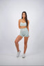 PISTACHIO SEAMLESS SCRUNCH SHORTS