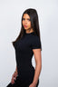 JET BLACK SCULPT TEE