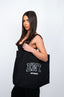 JET BLACK TOTE BAG