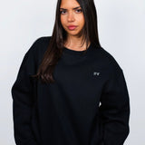 JET BLACK ELITE CREWNECK