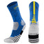 PATTERNED ENTITLED SOCKS - Blue/Yellow