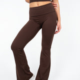 CHOCOLATE FOLDOVER FLARES