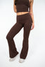 CHOCOLATE FOLDOVER FLARES