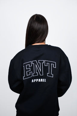 JET BLACK ELITE CREWNECK