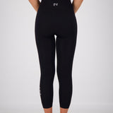 JET BLACK HOURGLASS LEGGINGS