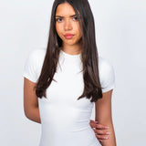 WHITE SCULPT TEE
