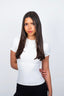 WHITE SCULPT TEE