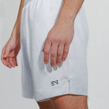 WHITE ELITE PERFORMANCE SHORTS