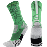 6PK PATTERNED ENTITLED SOCKS - MULTI