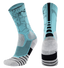 3PK PATTERNED ENTITLED SOCKS - Sky Blue/Black