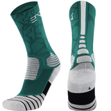 PATTERNED ENTITLED SOCKS - Green/White
