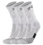 3PK PATTERNED ENTITLED SOCKS - White/Black
